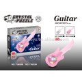 DIY crystal 3D jigsaw puzzle game guitar with light